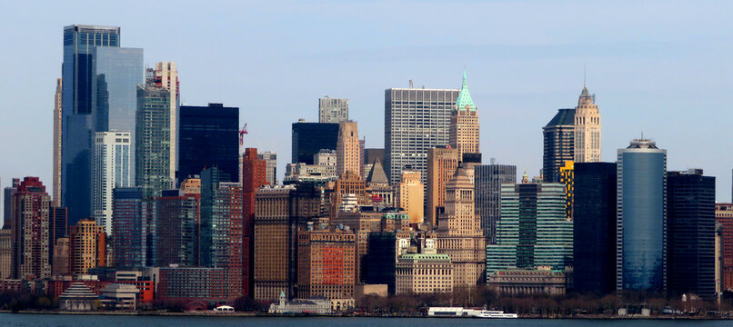 Financial District at downtown Manhattan, New York City, United States