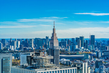 Urban landscape of Tokyo, Japan, Panorama