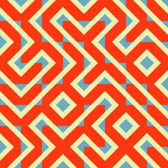 Abstract Geometric Pattern generative computational art illustration
