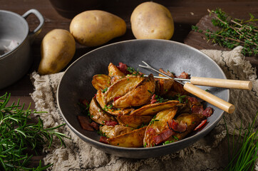 Delicious roasted potatoes