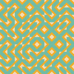 Abstract Geometric Pattern generative computational art illustration