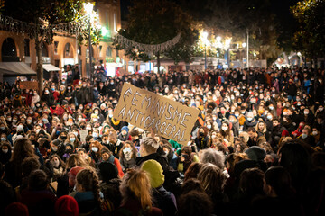 manifestation contre les violences faites au femmes