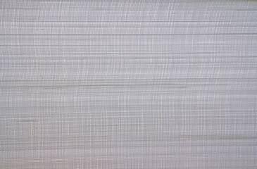 Close up white polypropylene woven fabric texture. Abstract background.