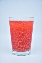 red cocktail isolated on white background