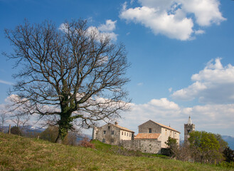 Obraz premium Hum-city- fortress in Croatia, the smallest city in the world