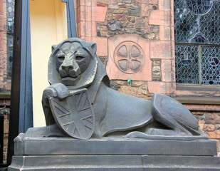 lion à Edimbourg