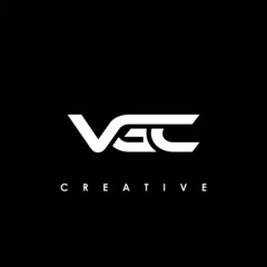 VGC Letter Initial Logo Design Template Vector Illustration