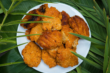 Thekua is an Indian sweet dish.popular in uttarpradesh, bihar and jharkhand.offering for the chhat festival. 