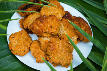 Thekua is an Indian sweet dish.popular in uttarpradesh, bihar and jharkhand.offering for the chhat festival. 