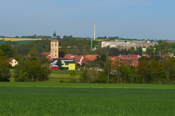 Blick auf  Bernstadt a. d. Eigen