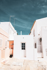 City architecture in Olhao, Algarve - Portugal