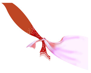 red ribbon bow