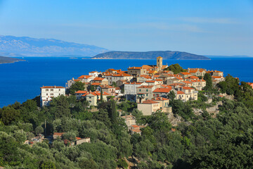 Fototapeta na wymiar Medieval town Beli in Cres Island, Croatia
