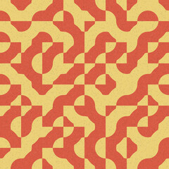 Abstract Geometric Pattern generative computational art illustration