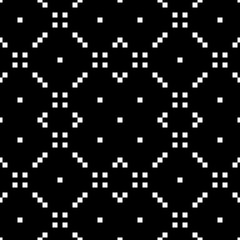 Checks ornament. Squares illustration. Seamless pattern. Geometric ornate. Ethnic motif. Tiles wallpaper. Geometrical background. Digital paper, textile print, web design, abstract image. Vector art