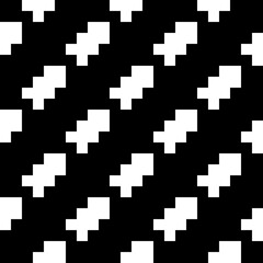 Ethnic ornament. Shapes backdrop. Seamless pattern. Folk wallpaper. Embroidery background. Tribal motif. Arrows ornate. Digital paper, textile print, web design, abstract illustration. Vector art.