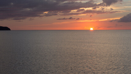 Naklejka premium A landscape view in Togian islands