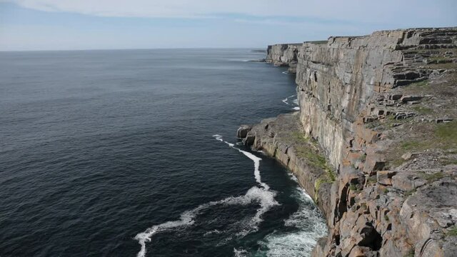 Dun Aengus, Celtic fortress in Inis Mor, Aran Islands, Ireland