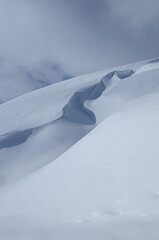 Fototapeta na wymiar Paysage de montagne, Saint Jean D'Arves, station de ski