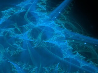 Imaginatory fractal background Image