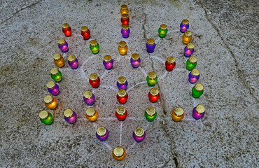 Candles of mourning on Holodomor Remembrance Day