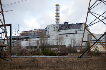 Fototapeta na wymiar Chernobyl/Pripyat/Ukraine. 25.02.2016 Zone of Chernobyl accident dominates the energy of most disastrous nuclear power plant accident in history