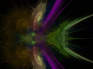 Imaginatory fractal background Image
