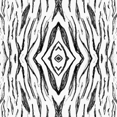 Seamless Zebra Texture. Watercolor Africa Fur. 