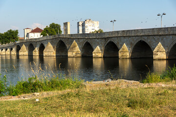 Fototapeta premium Mustafa Pasha Bridge (Old Bridge) in Svilengrad, Bulgaria