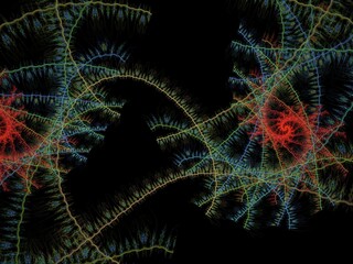 Imaginatory fractal background Image