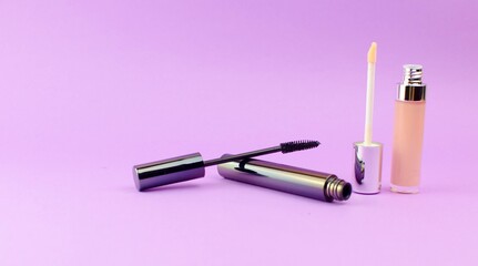 cosmetics for eye and lip makeup