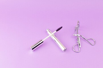 cosmetics for eye and lip makeup