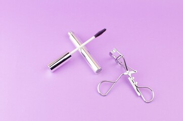 cosmetics for eye and lip makeup