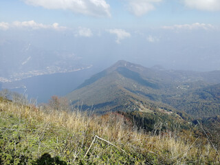 Fototapeta premium Mountains and lakes around North Italy