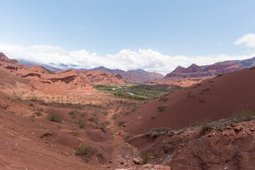 panorama nord ouest argentin désert sable rouge