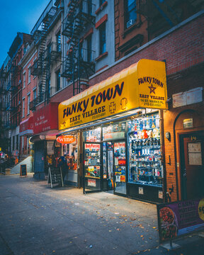 Funkytown, On St. Marks Place In The East Village, Manhattan, New York City