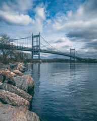 The Robert F Kennedy Bridge from Randalls Island, in New York City