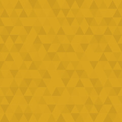 Gold Triangular Mosaic Abstract Seamless Pattern, Fortuna Gold Color Background