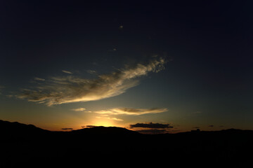 夕日