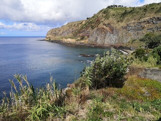 Landschaft auf São Miguel, Azoren, Portugal - 2020