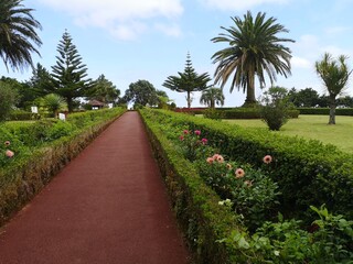 Landschaft auf São Miguel, Azoren, Portugal - 2020