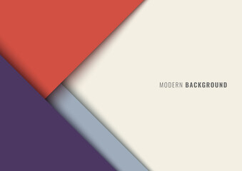 Business template modern background geometric papercut style.