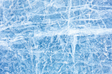Blue background of Ice texture