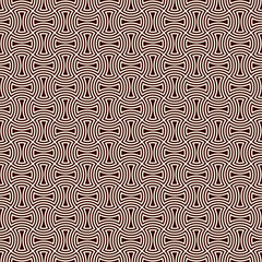 Apple core quilts texture. Bow tie motif. Seamless surface pattern design with interlocking axehead figures.