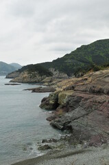Fototapeta na wymiar 한국의 아름다운 섬 거제도의 풍경