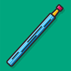 electronic cigarette vector illustration in flat style
