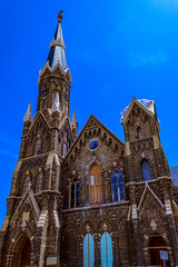 Trinity Church in Milwaukee during restoration