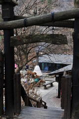 Landscape of a fishing village in Donghae, Korea
