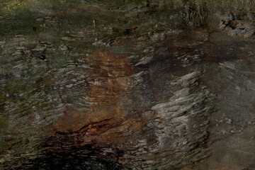 Rough and old dark brown wood texture background. 