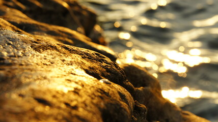 reflections of sunset light Athens Greece 25th of November 2020